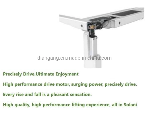 63 X 55 Inch Electric Height Adjustable Corner Stand up Desk, 3 Parts Table Top, Metal Frame, L-Shaped Standing Workstation