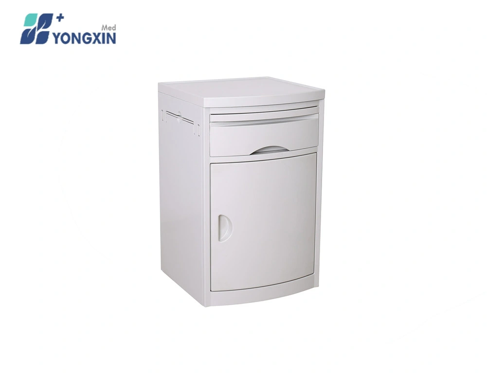 Yxz-800 ABS Hospital Bed Side Cabinet, Strong Plastic Hospital Locker with Wheels, Medical Used Storage Cabinet