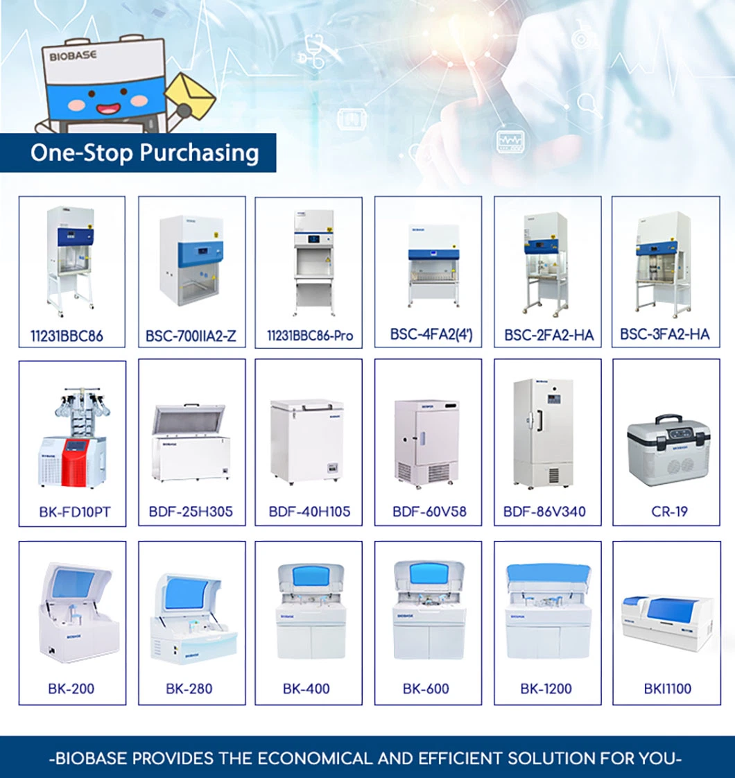 Biobase Lab Equipment Microbiological Level 2 Class II PCR Biological Safety Cabinet